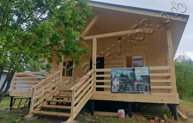 4 Каркасно-щитовой 8.5х8.0м, 68 М², Тульская область, Ефремовский район, деревня Лубянка. (1)